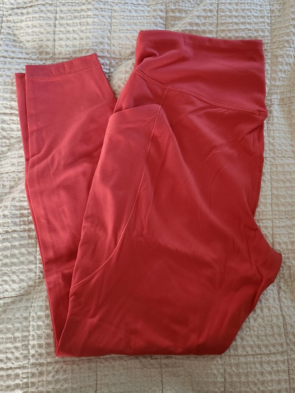 Duluth Trading Co Vermillion Red Trail Tech Leggings
